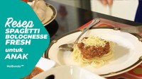 Resep Spaghetti Bolognaise Ala Thalita Latief