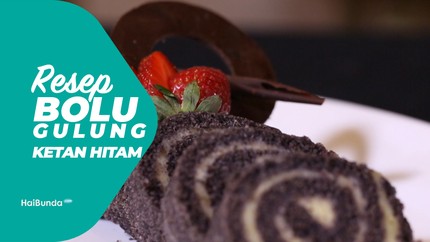 Resep Bolu Gulung Ketan Hitam