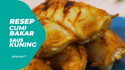 Resep Cumi Bakar Saus Kuning