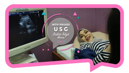 Intip Proses USG Zaskia Adya Mecca