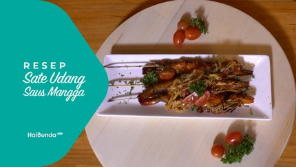 Resep Sate Udang Saus Mangga