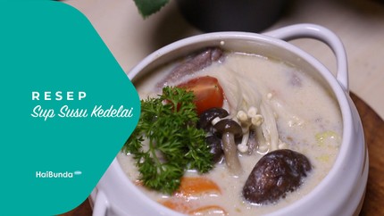 Resep Sup Susu Kedelai