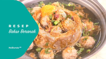 Resep Bakso Beranak