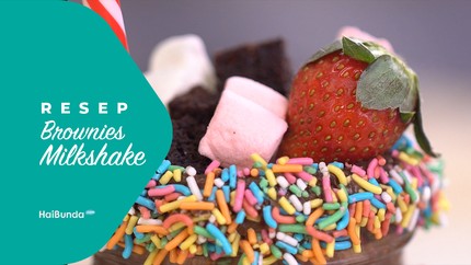 Resep Brownies Milkshake