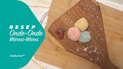Resep Onde-onde Warna-Warni