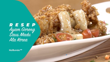 Resep Ayam Goreng Saus Madu Ala Korea