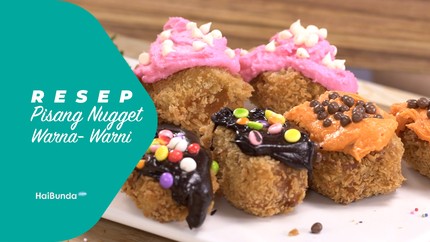 Resep Pisang Nugget Warna-Warni
