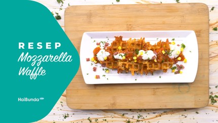 Resep Mozzarella Waffle