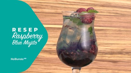 Resep Raspberry Blue Mojito