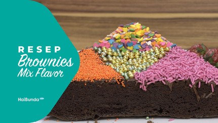 Resep Brownies Mix Flavor