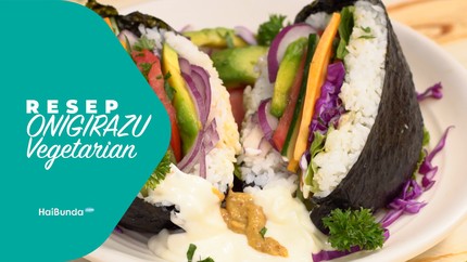 Resep Onigirazu Vegetarian