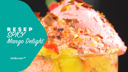 Resep Mango Delight with Spicy Hot Ice Cream