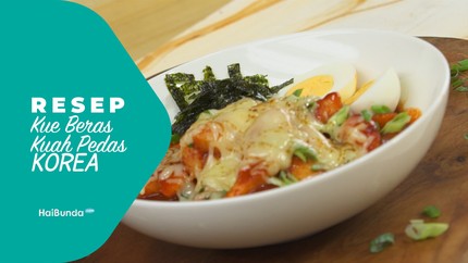 Resep Kue Beras Kuah Pedas Korea