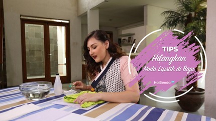 Tips Hilangkan Noda Lipstik di Baju