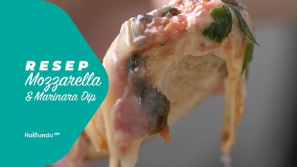Resep Mozzarella and Marinara Dip