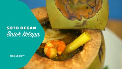 Resep Soto Degan Batok Kelapa