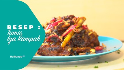 Resep Tumis Iga Rempah