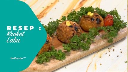 Resep Kroket Labu