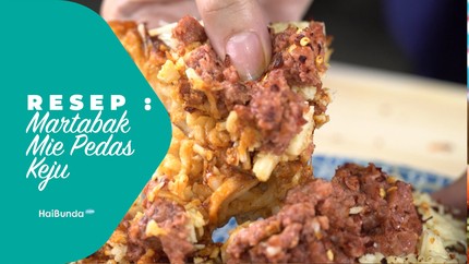 Resep Martabak Mie Pedas Keju