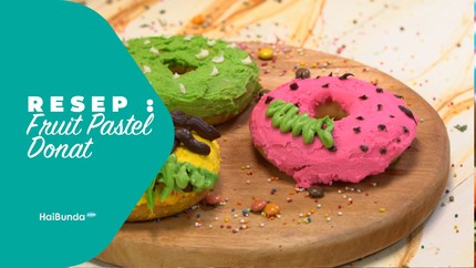 Resep Fruit Pastel Donat