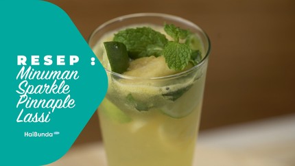 Resep Minuman Sparkle Pinnaple Lassi