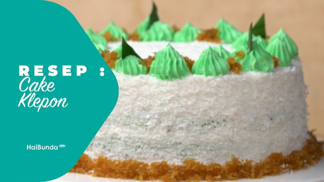 Resep Cake Klepon