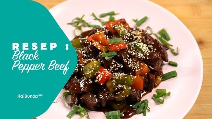 Resep Black Pepper Beef