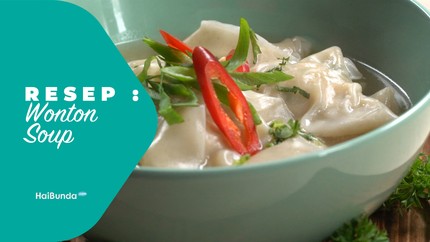 Resep Wonton Soup