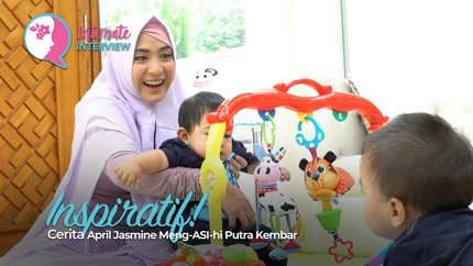 Inspiratif! Cerita April Jasmine Meng-ASI-hi Putra Kembar