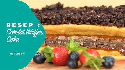 Resep Cokelat Waffer Cake