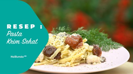 Resep Pasta Krim Sehat