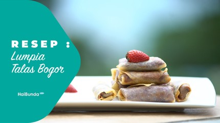 Resep Lumpia Talas Bogor
