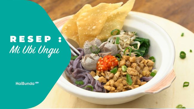 Resep Mi Ubi Ungu