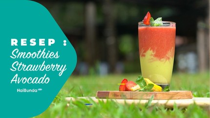Resep Smoothies Strawberry Avocado