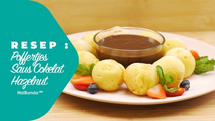 Resep Poffertjes Saus Cokelat Hazelnut