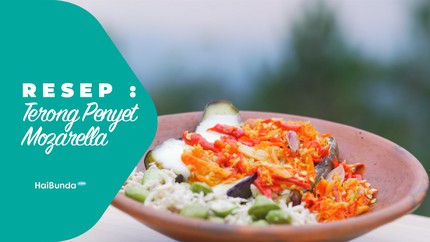 Resep Terong Penyet Mozarella