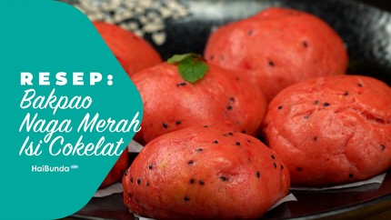 Resep Bakpao Naga Merah Isi Cokelat