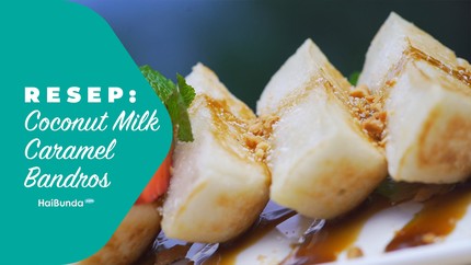 Resep Coconut Milk Caramel Bandros