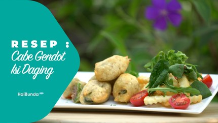 Resep Cabe Gendot Isi Daging