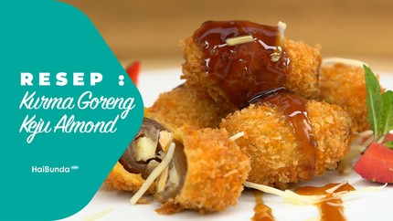Resep Kurma Goreng Keju Almond