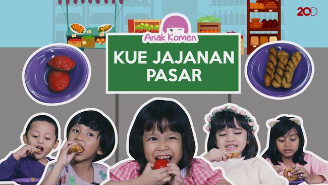  Macam  macam  Ekspresi Anak  Coba Kue Jajanan Pasar