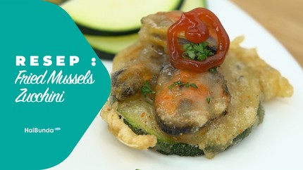 Resep Fried Mussels Zucchini