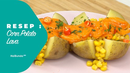 Resep Corn Potato Lava
