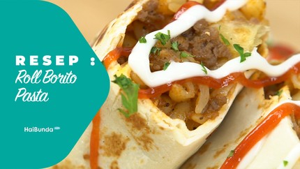 Resep Roll Burito Pasta