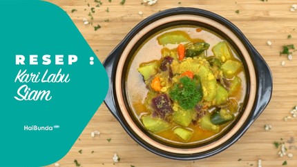 Resep Kari Labu Siam