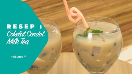 Resep Cokelat Cendol Milk Tea
