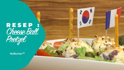 Resep Cheese Ball Pretzel