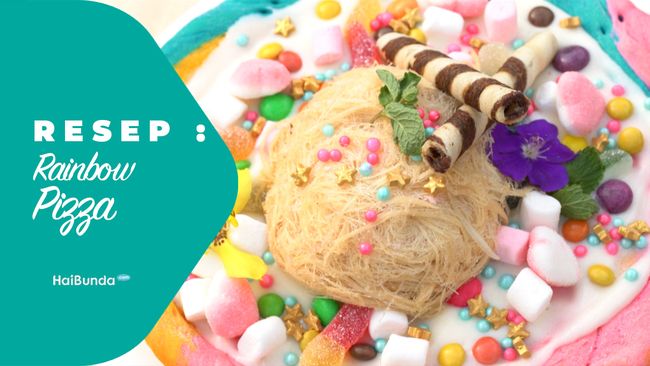 Resep Rainbow Pizza Resep Rainbow Pizza