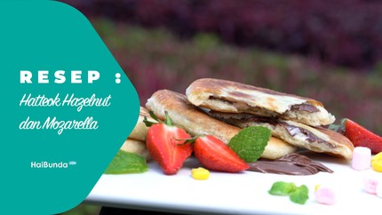 Resep Hatteok Hazelnut dan Mozarella