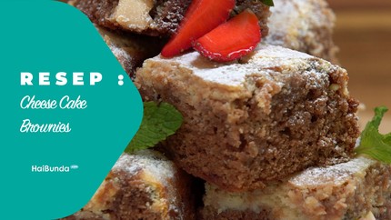 Resep Cheese Cake Brownies